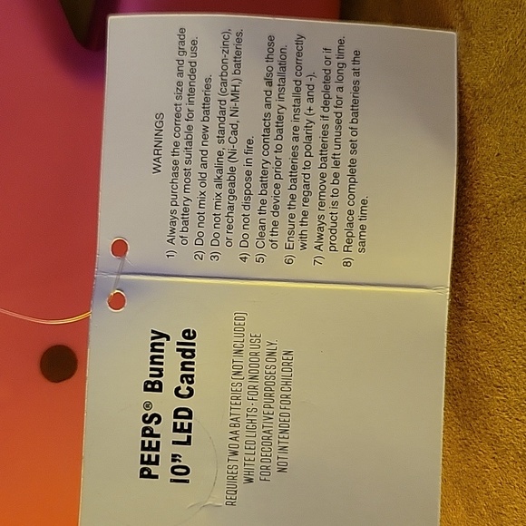 Peeps LED Lights bunny. - Picture 3 of 6